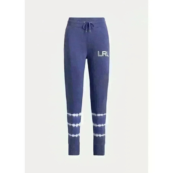 NEW! Lauren Ralph Lauren Women's XXL Tie-Dye French Terry Jogger Pant NWT $115 - Picture 1 of 1